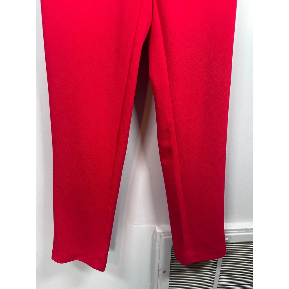 Alexia Admor Draped Off Shoulder Jumpsuit Womens XS Red Elegant Cocktail holiday - Picture 4 of 8